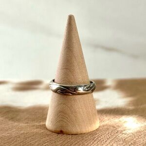 Sterling silver stacking ring